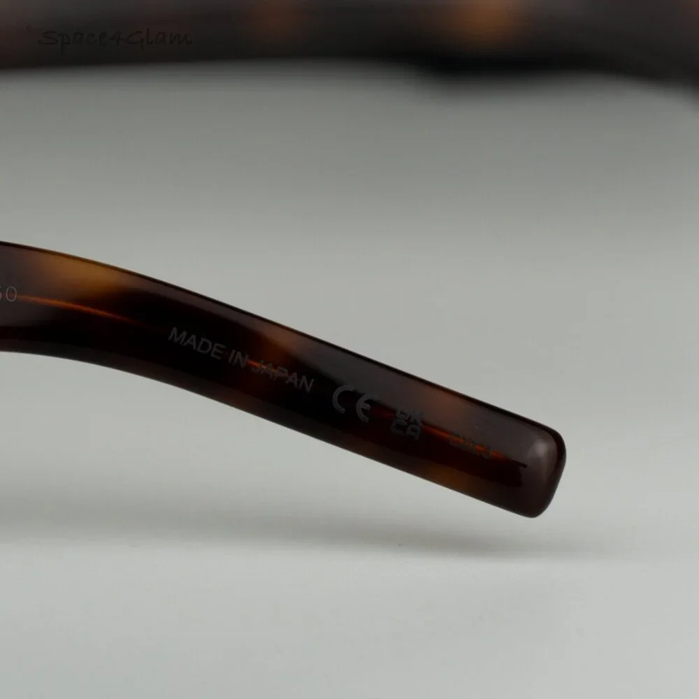 BRAND NEW Saint Laurent SL740 004 Black Havana Square Unisex Sunglasses